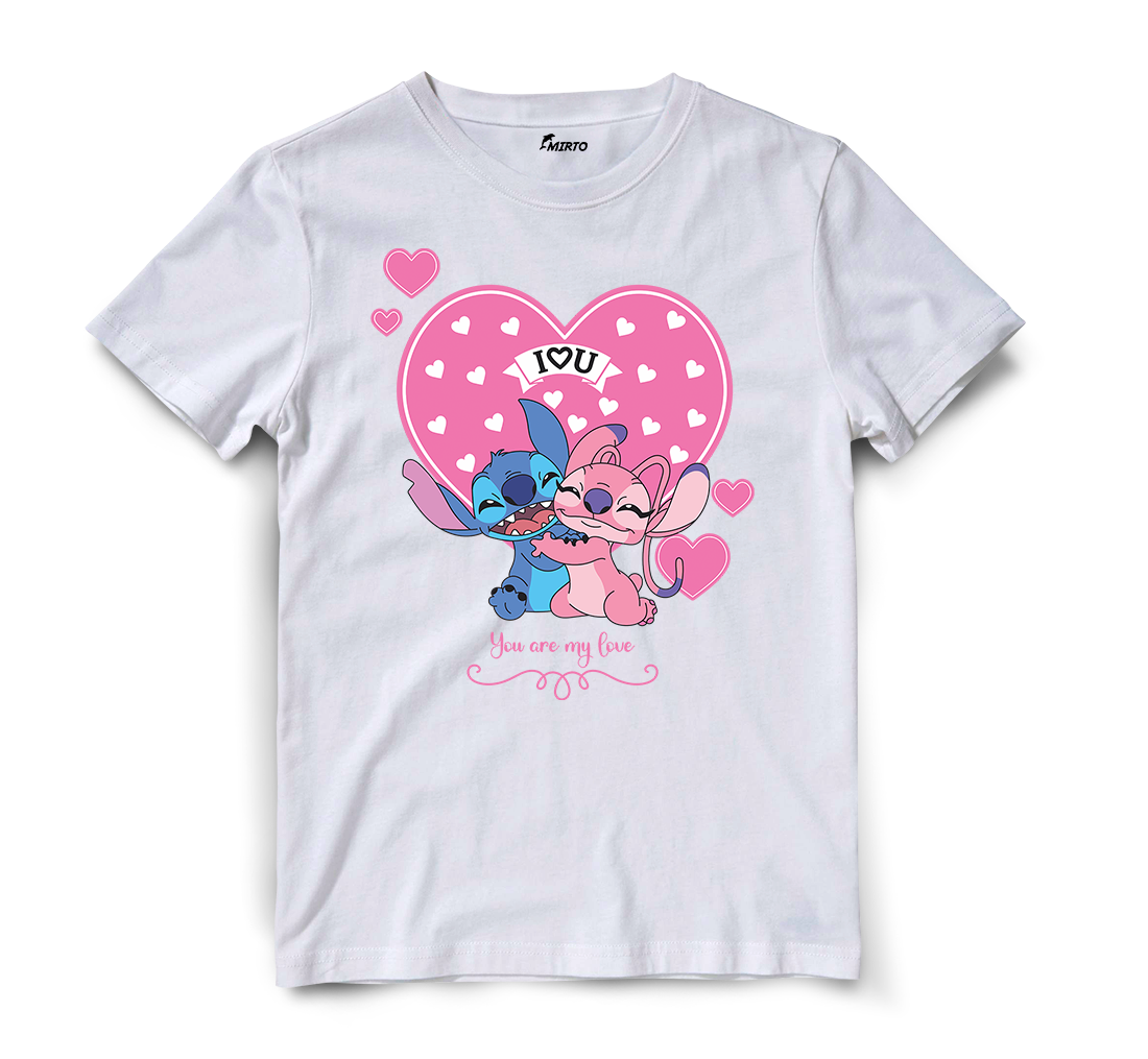 Playera Stitch 626 y Angel 624 San Valentin mod 8