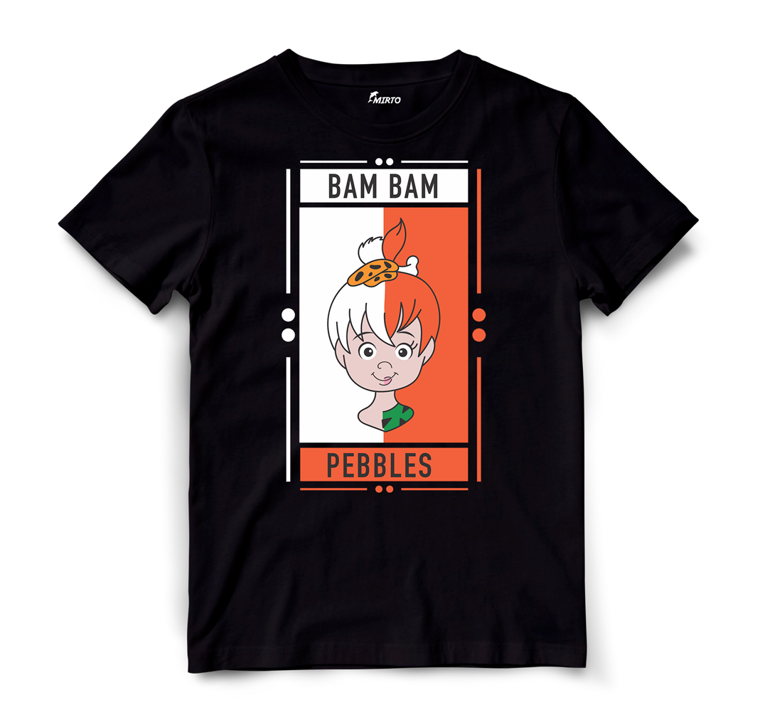 Playera Duo Cartoons Bam Bam - Pebbles