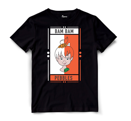 Playera Duo Cartoons Bam Bam - Pebbles