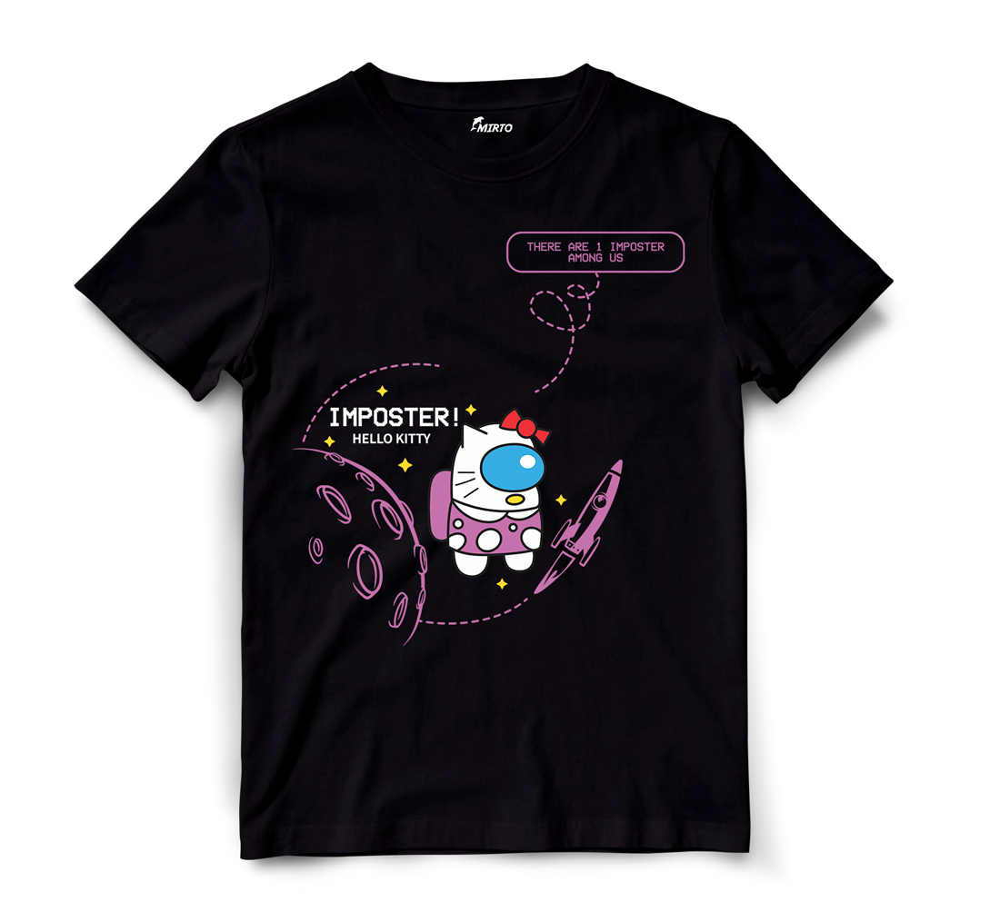 Playera Personaje Among Us - Hello Kitty