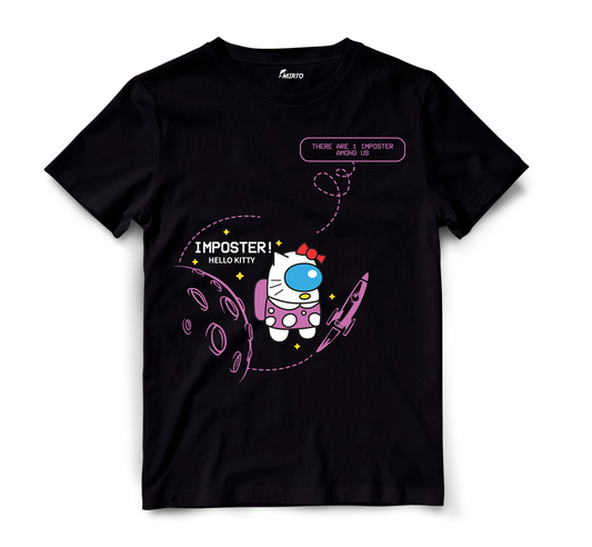 Playera Personaje Among Us - Hello Kitty