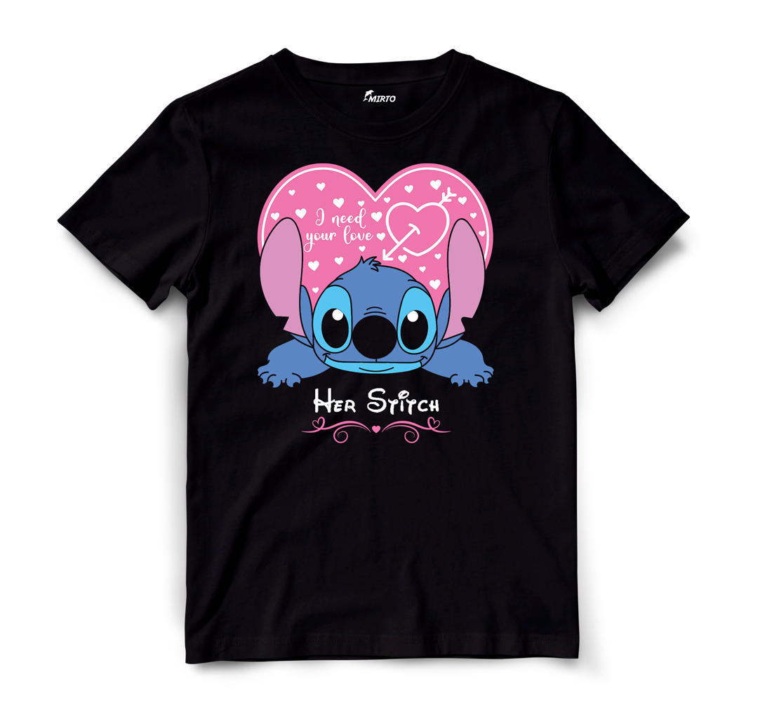 Playera Stitch 626 y Angel 624 San Valentin mod 3