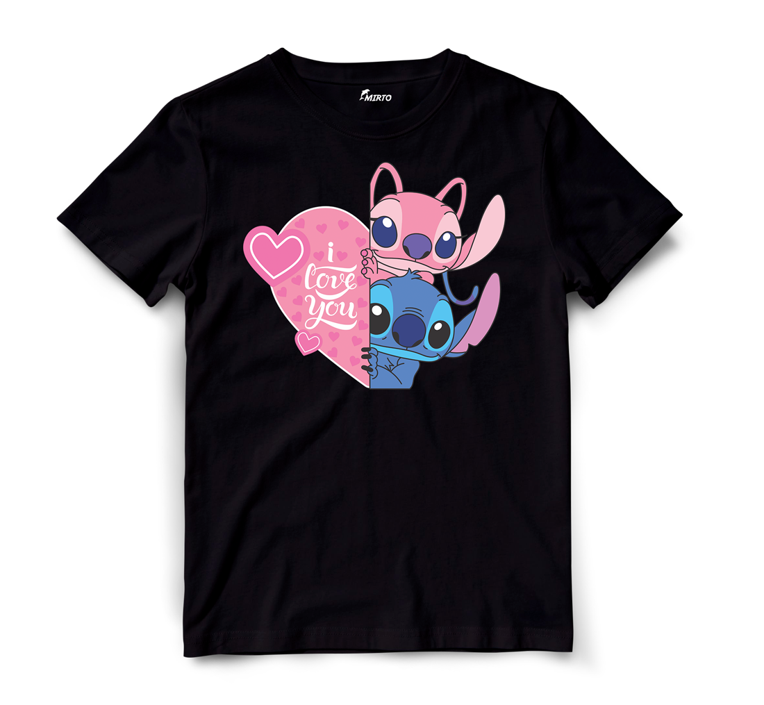 Playera Stitch 626 y Angel 624 San Valentin mod 5