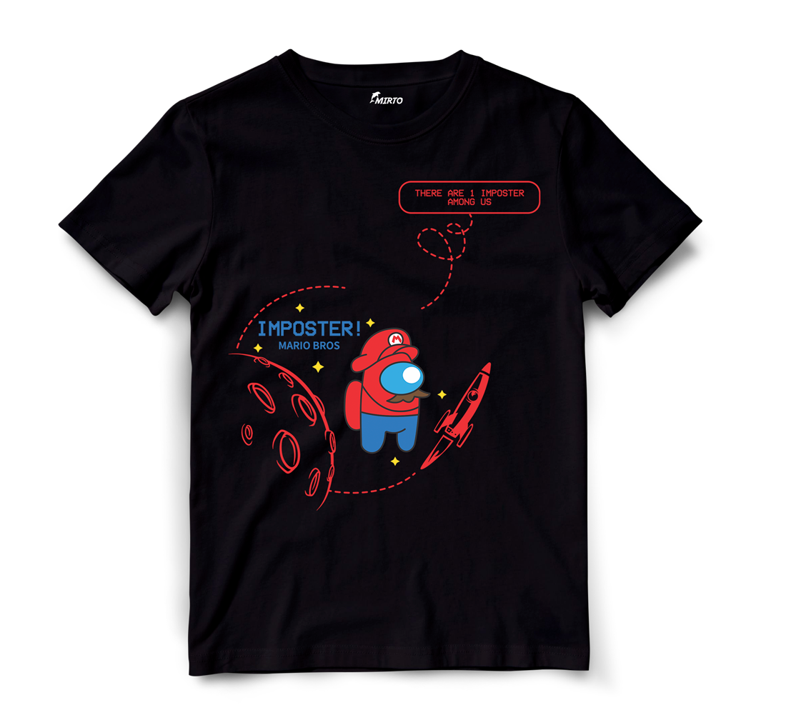 Playera Personaje Among Us - Mario Bros