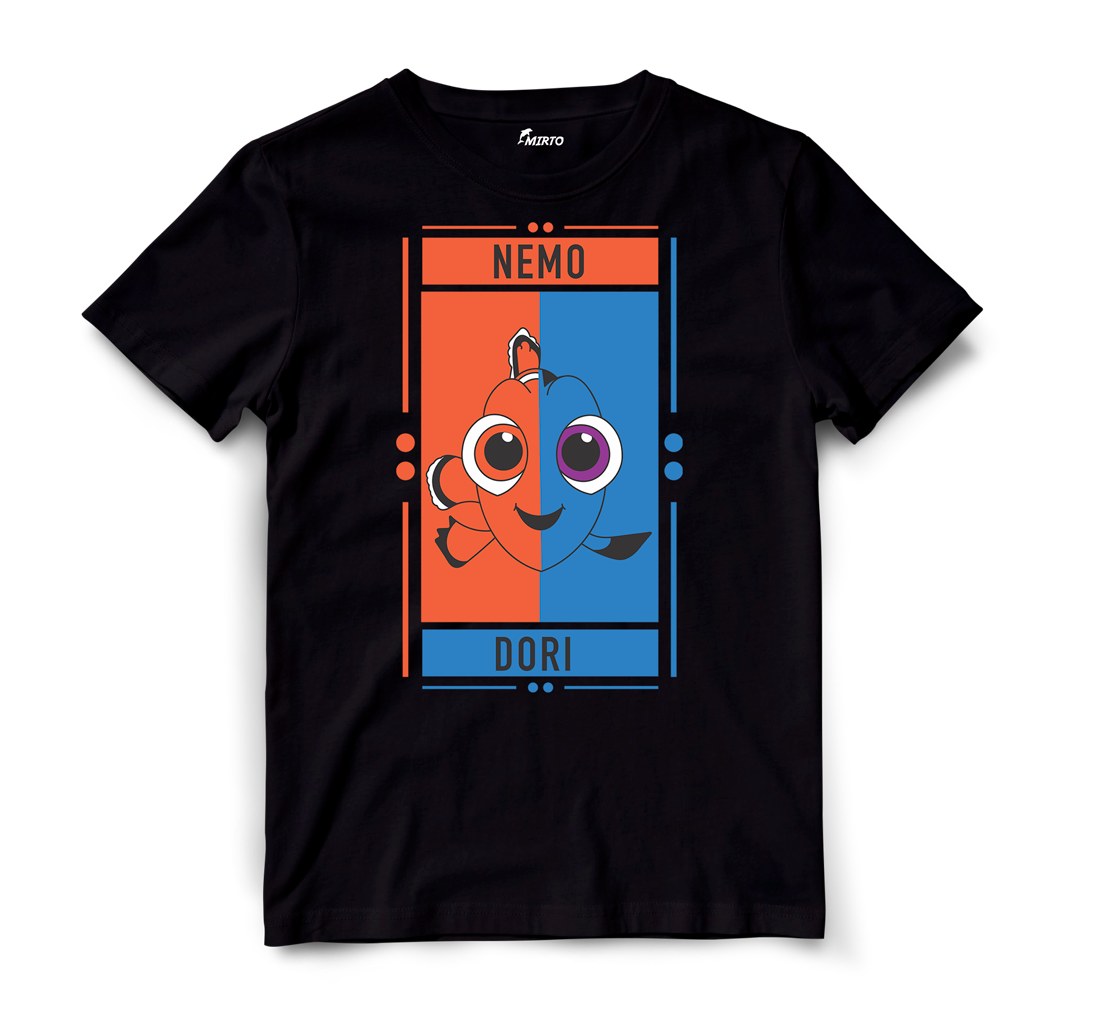 Playera Duo Cartoons Nemo - Dori