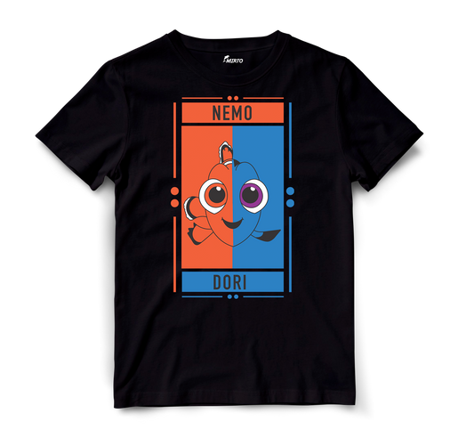 Playera Duo Cartoons Nemo - Dori