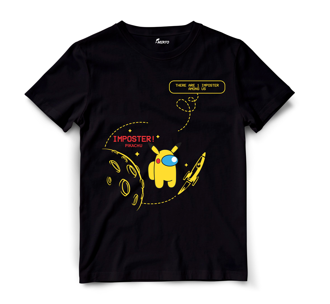 Playera Personaje Among Us - Pikachu