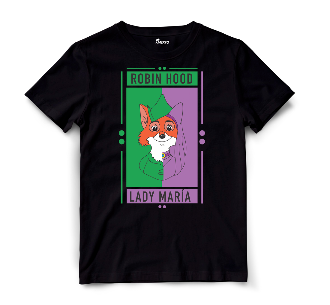 Playera Duo Cartoons Robin Hood - Lady María