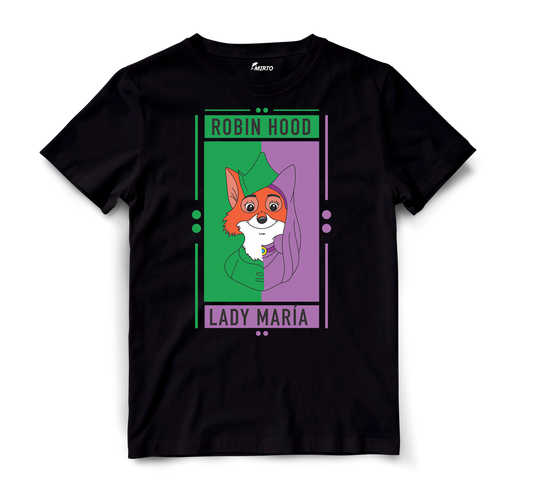 Playera Duo Cartoons Robin Hood - Lady María