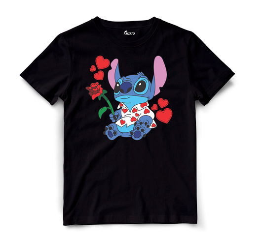 Playera Stitch 626 y Angel 624 San Valentin mod 6