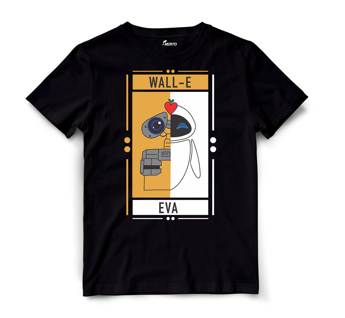 Playera Duo Cartoons Wall-e - Eva