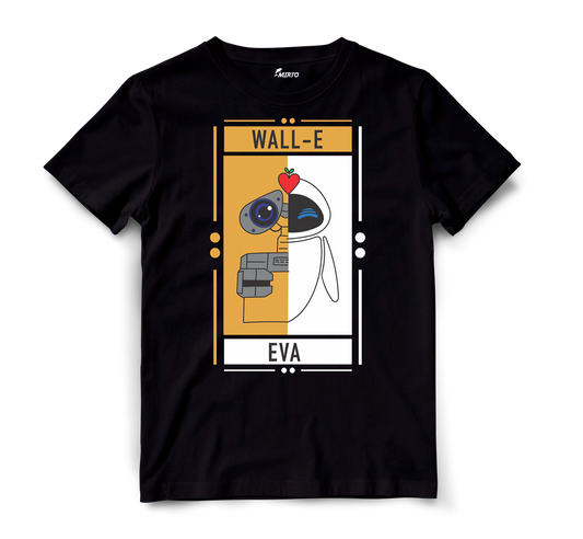 Playera Duo Cartoons Wall-e - Eva