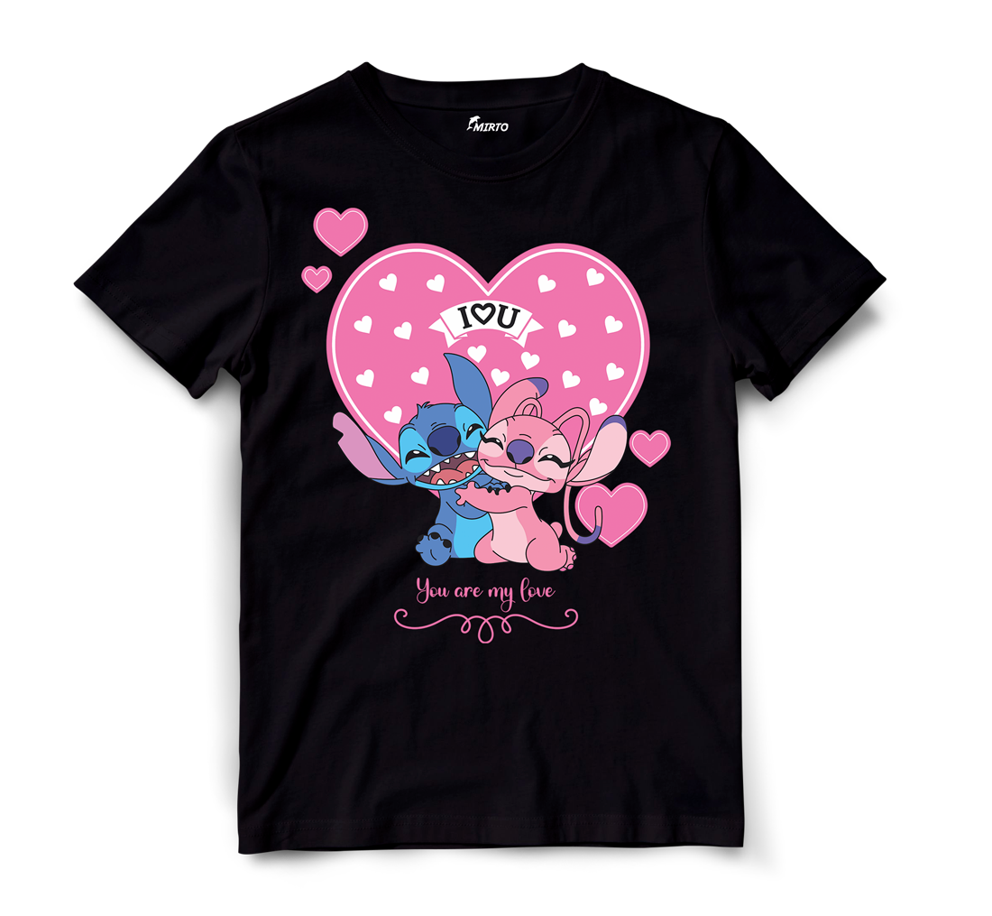 Playera Stitch 626 y Angel 624 San Valentin mod 8