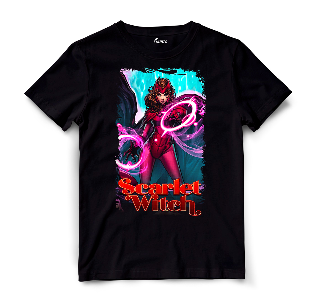 Playera Superhéroe Marvel Bruja Escarlata mod 1