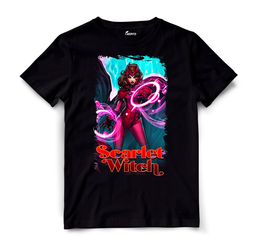 Playera Superhéroe Marvel Bruja Escarlata mod 1