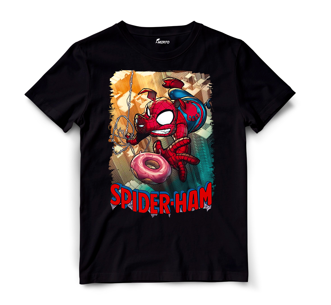 Playera Superhéroe Marvel Spider-Ham mod 1