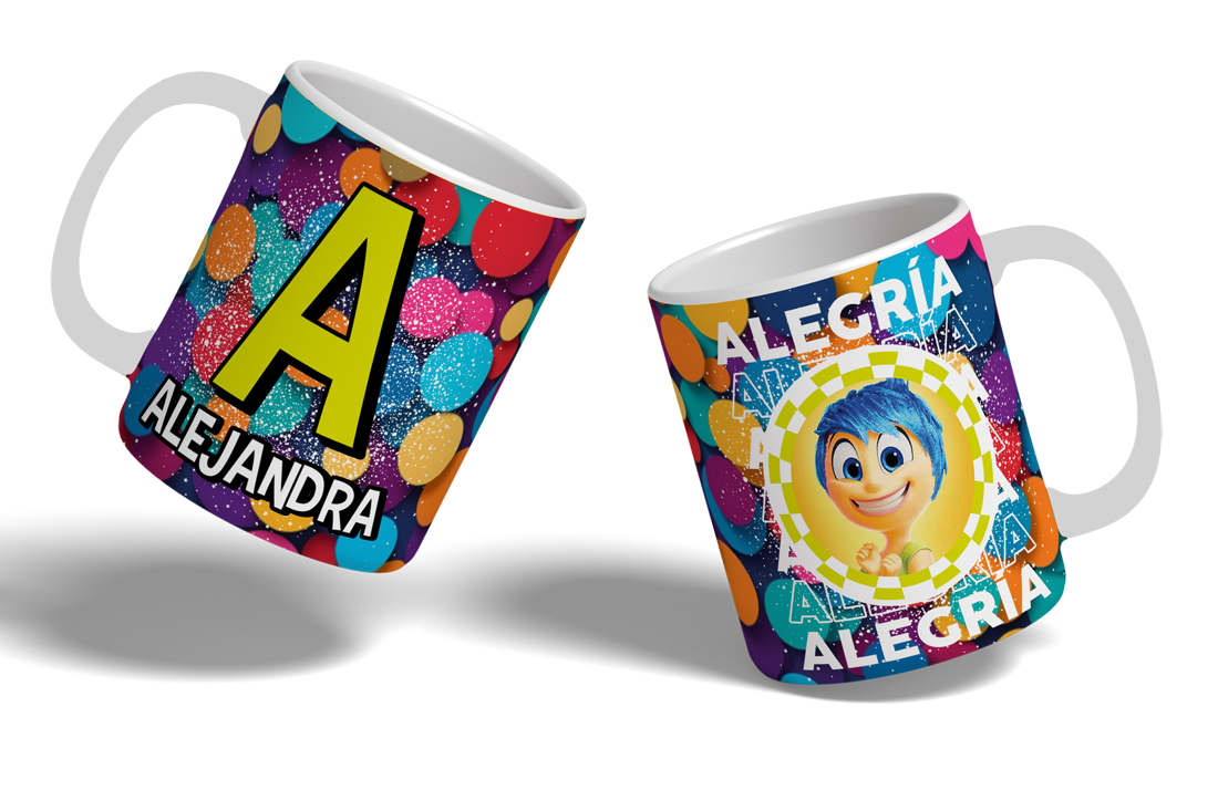 Taza Intensamente Abecedario - Alegría