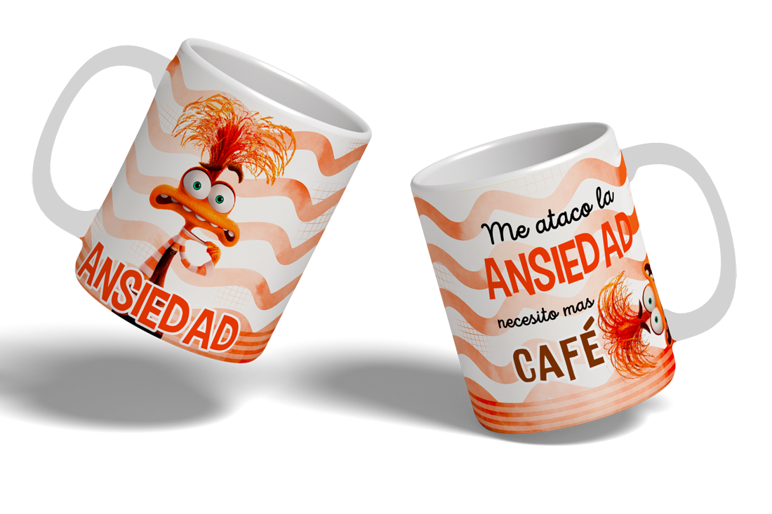 Taza Intensamente Ondas - Ansiedad