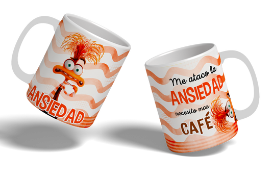 Taza Intensamente Ondas - Ansiedad