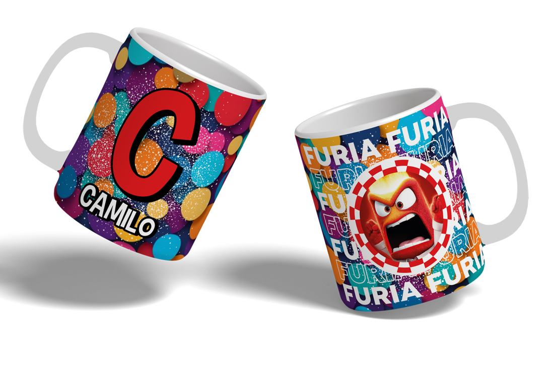 Taza Intensamente Abecedario - Furia