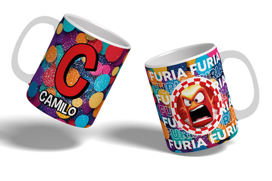 Taza Intensamente Abecedario - Furia