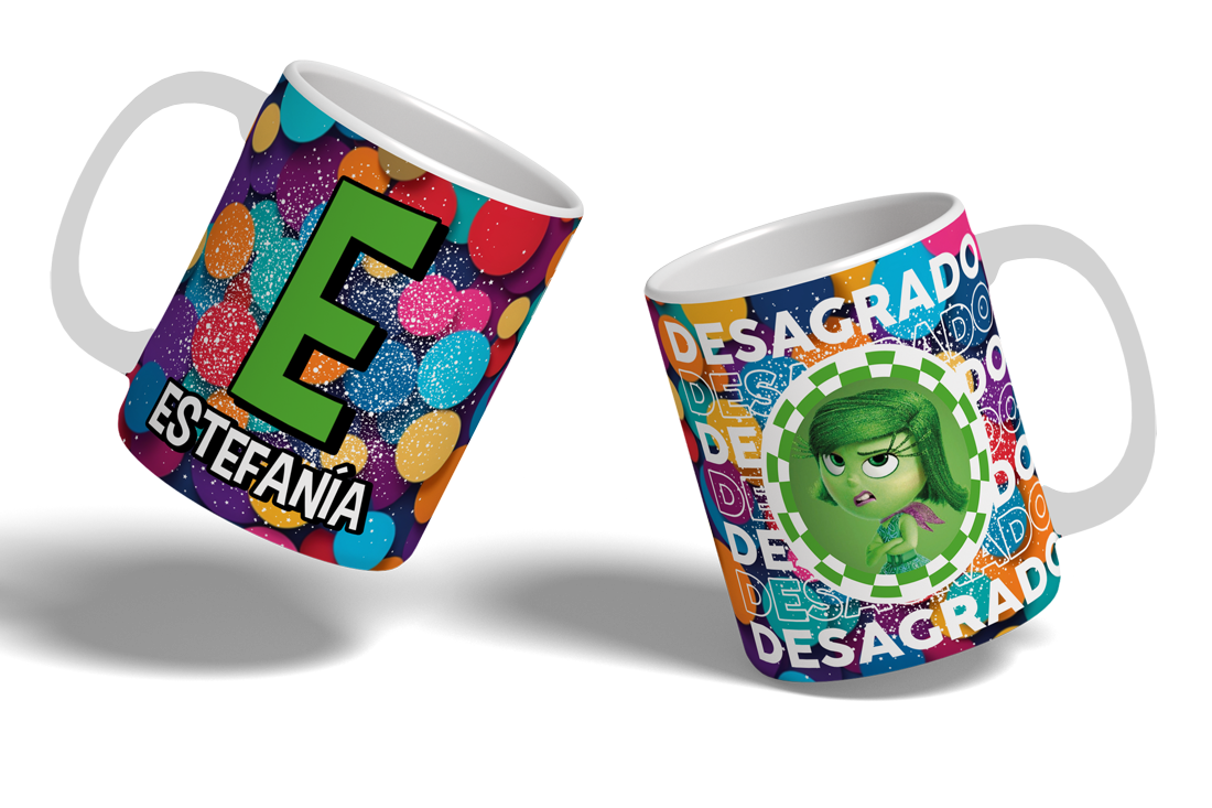 Taza Intensamente Abecedario - Desagrado