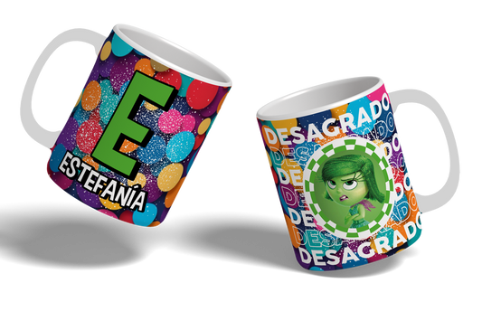 Taza Intensamente Abecedario - Desagrado