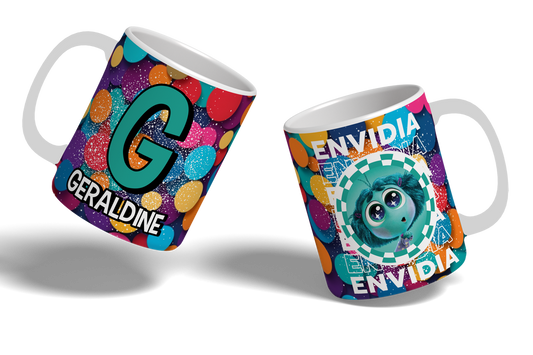 Taza Intensamente Abecedario - Envidia