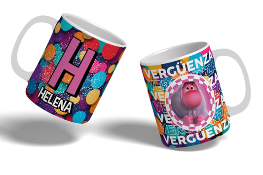 Taza Intensamente Abecedario - Vergüenza