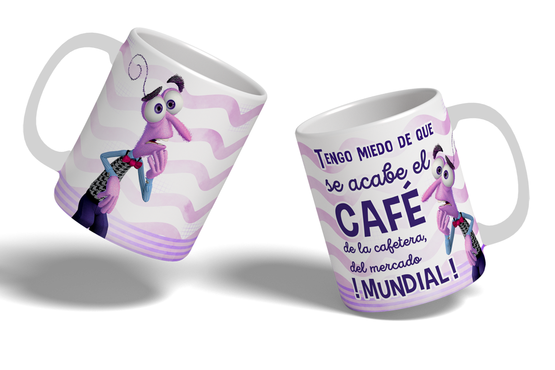 Taza Intensamente Ondas - Temor