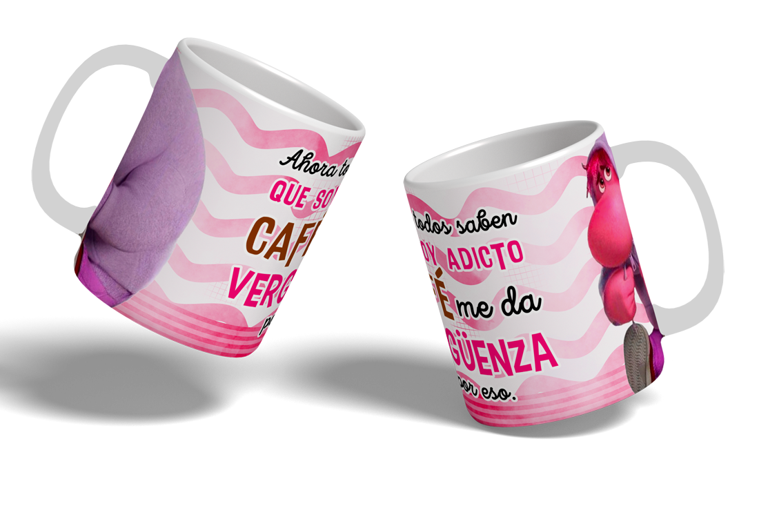 Taza Intensamente Ondas - Vergüenza