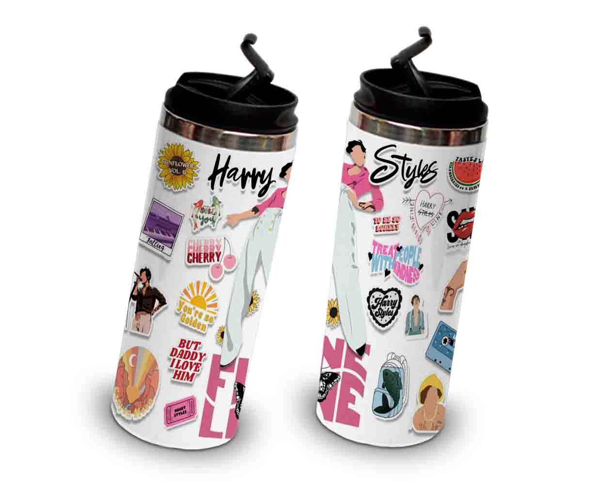 Termo 450ml Harry Styles Collage