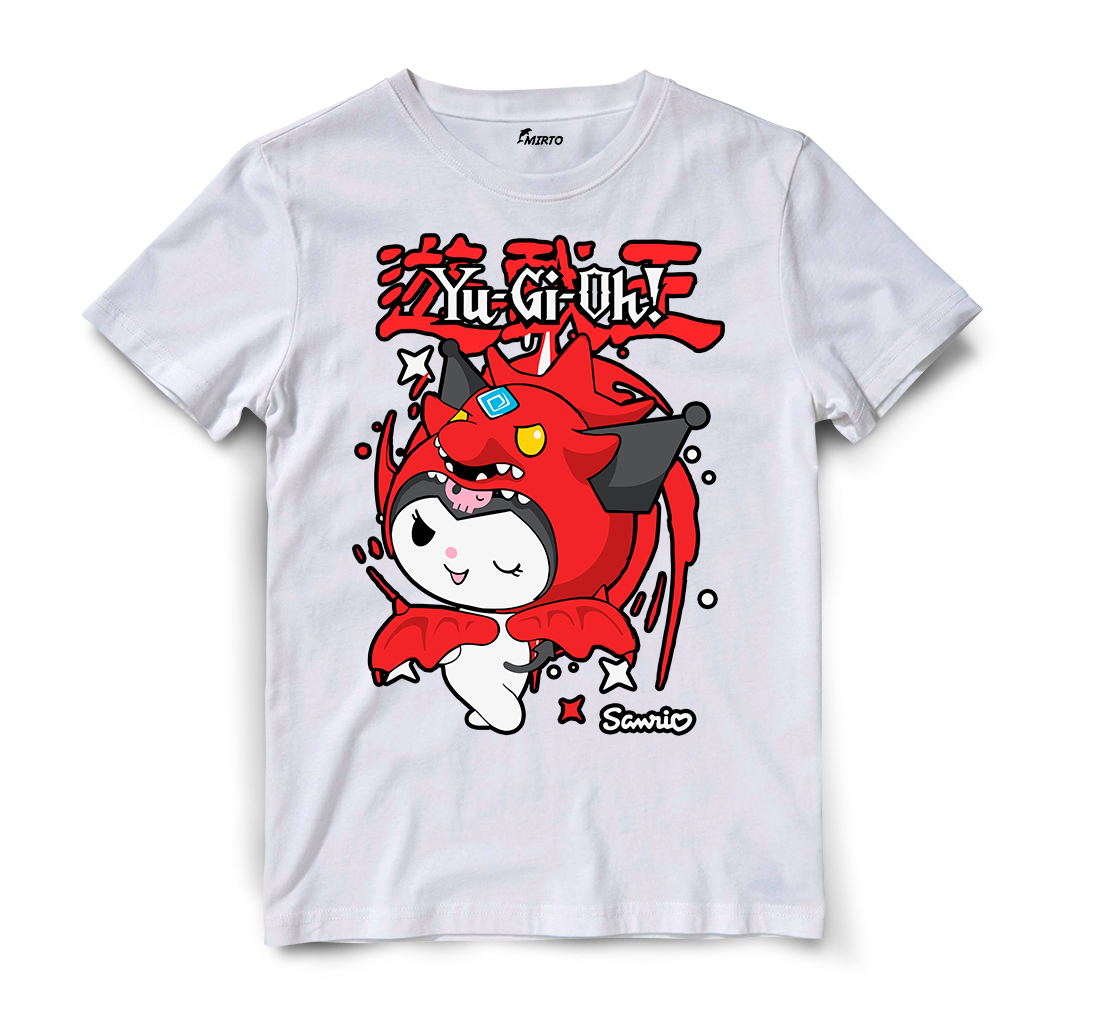 Playera Sanrio Yu-gi-Oh Kuromi Slifer, el Dragón del Cielo