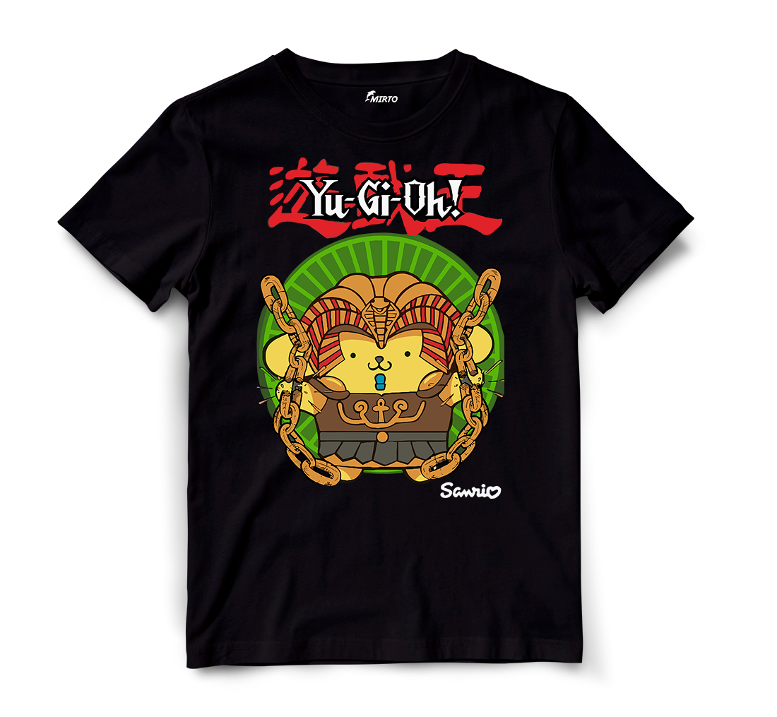 Playera Sanrio Yu-gi-Oh Pompompurin Exodia, el Prohibido