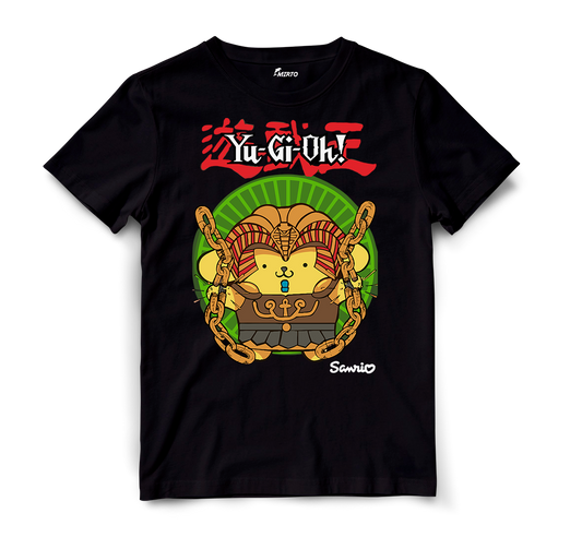 Playera Sanrio Yu-gi-Oh Pompompurin Exodia, el Prohibido