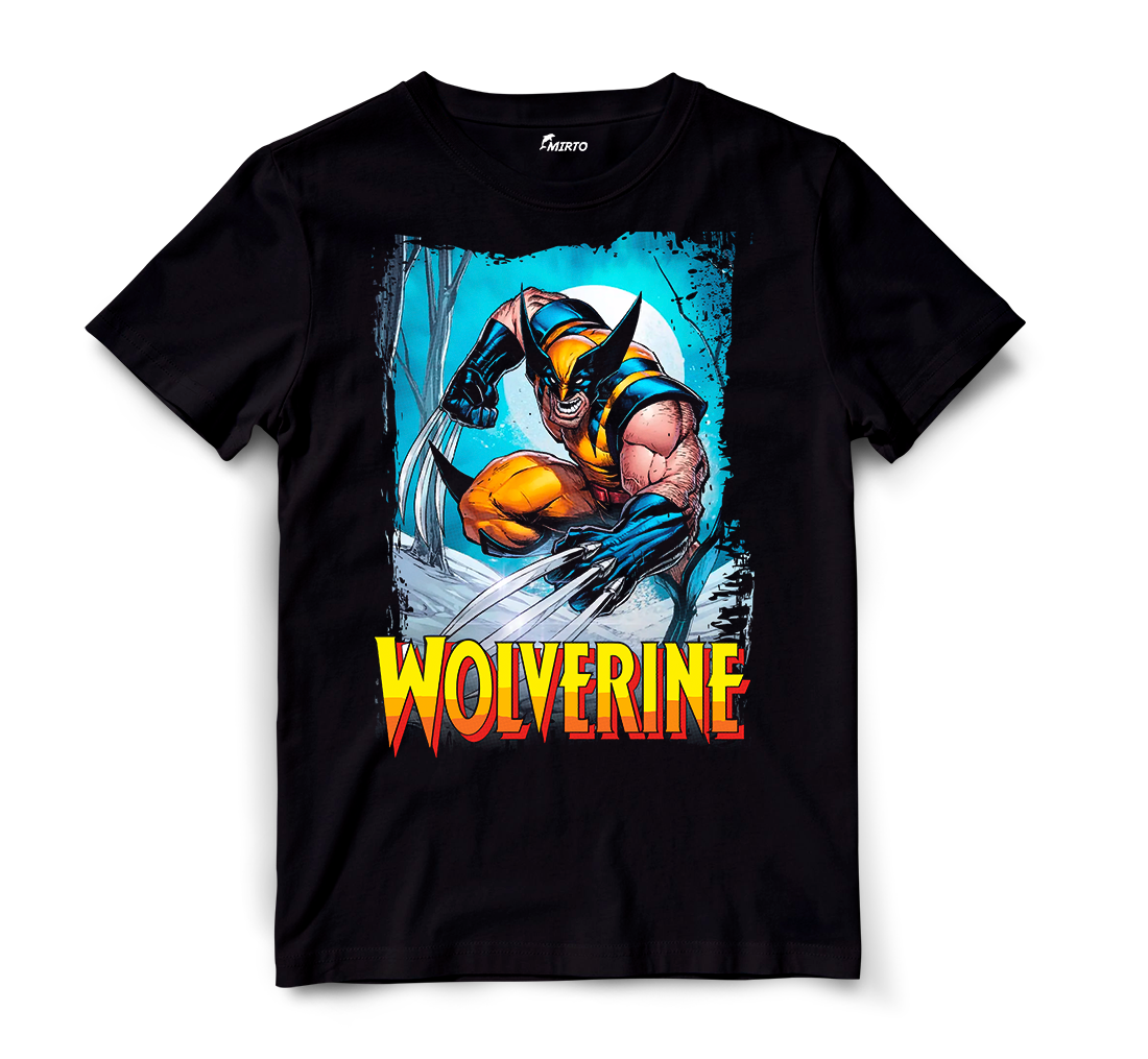 Playera Superhéroe Marvel Wolverine Logan mod 2