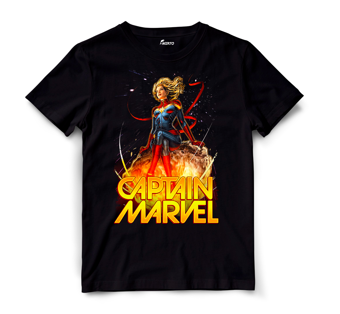 Playera Superhéroe Marvel Capitana Marvel mod 1