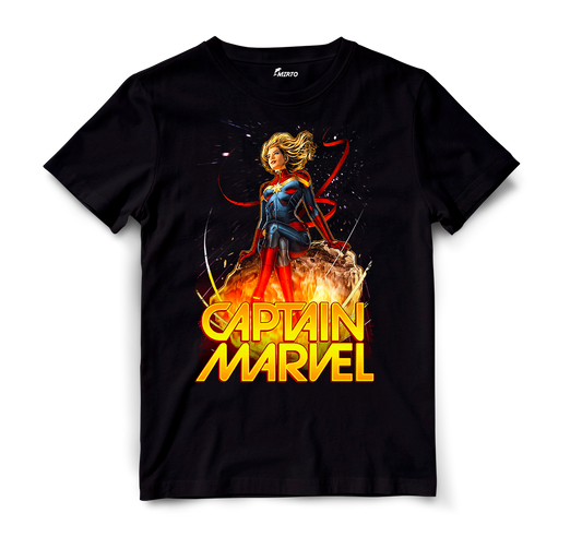 Playera Superhéroe Marvel Capitana Marvel mod 1