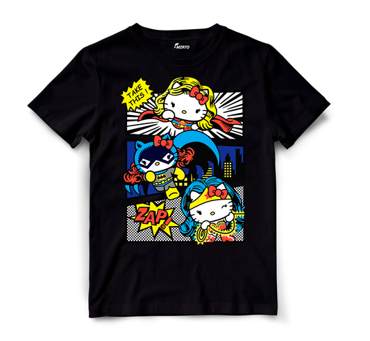 Playera Sanrio Superheroes Dc Hello Kitty